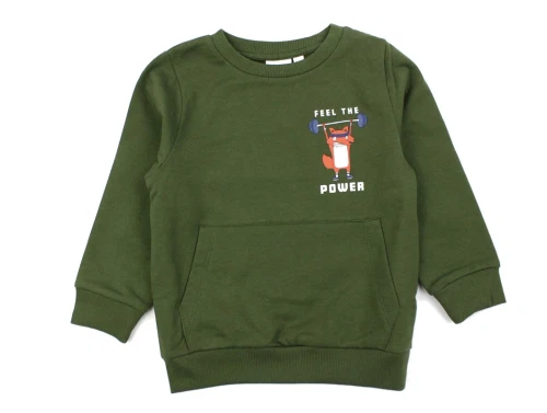 Name It rifle green sweatshirt